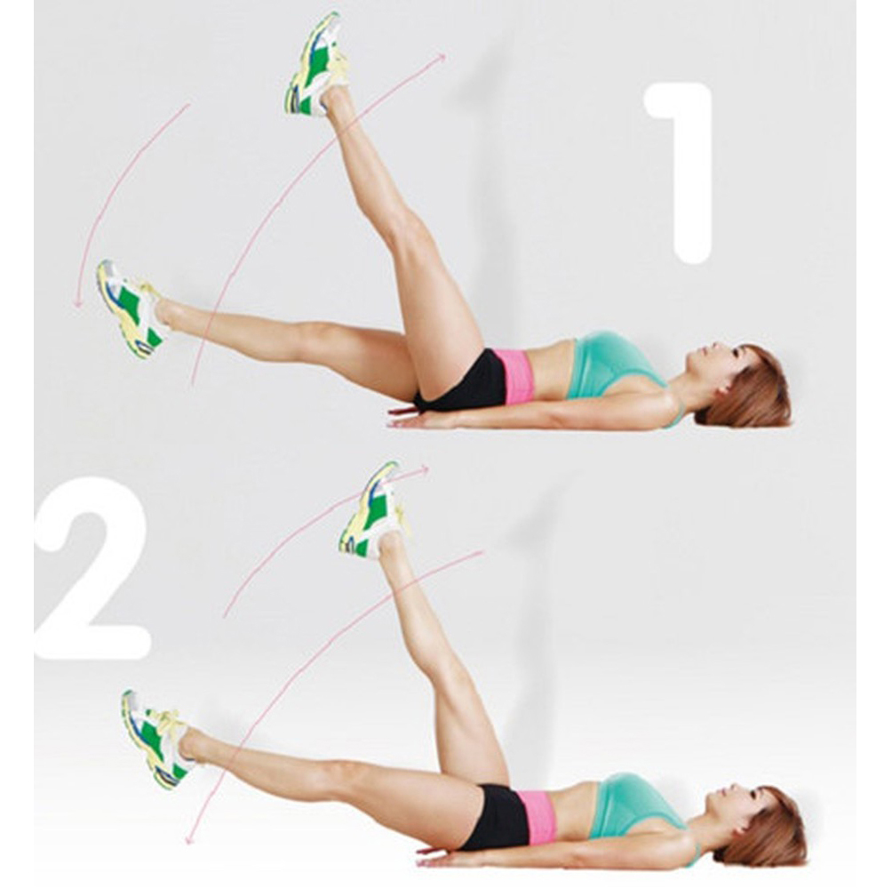 Giam cân với bài tập xoay chân đơn giản tại nhà